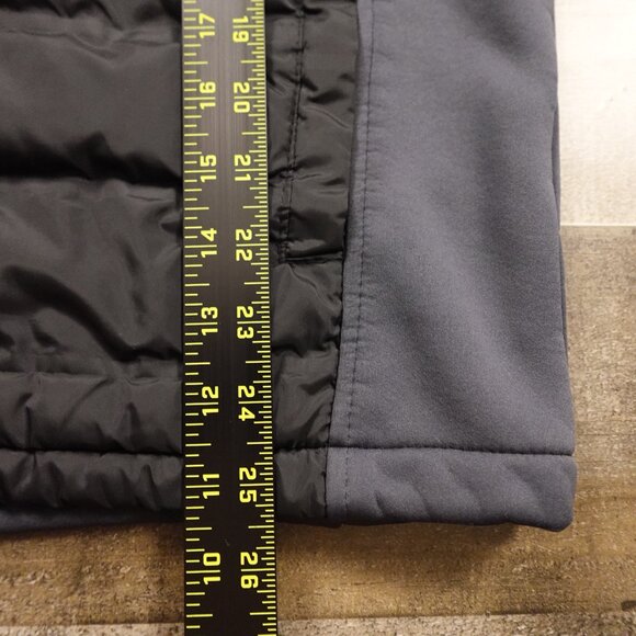 New Balance Hybrid Hooded Jacket Men's Size Medium Black/Grey - Picture 6 of 12